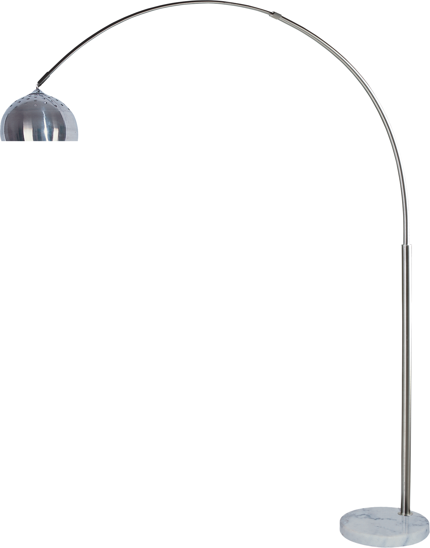 81"H Steel Modern Arch Floor Lamp Brushed Nickel Table&Floor Lamps Modern Led Living Room Metal Metal