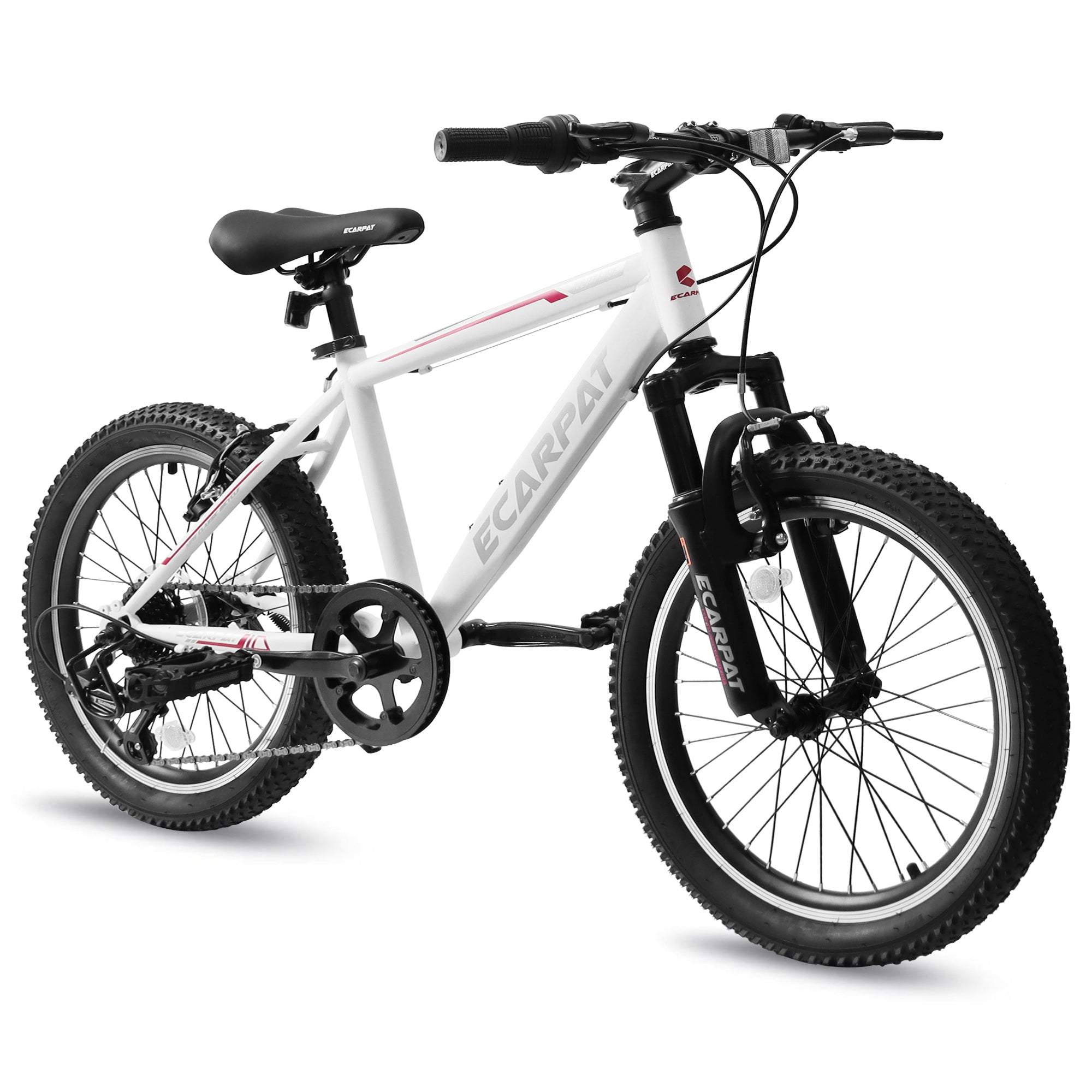 A20215 Kids Bicycle 20 Inch Kids Montain Bike Gear 7 Speed Bike For Boys And Girls White Pink Steel
