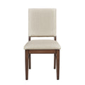 Modern Design 6Pc Dining Set Table Bench And 4X Side Chairs Fabric Upholstered Seat Brown Finish Wooden Dining Kitchen Furniture Brown Mix Seats 6 Dining Room Bench Seating Modern Dining Table With Chair And Bench Wood