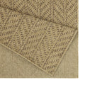 Earth Gc Ntl1013 Jute Mocha 2 Ft. 7 In. X 7 Ft. 3 In. Indoor Outdoor Area Rug Natural & Light Brown Polyester Polypropylene