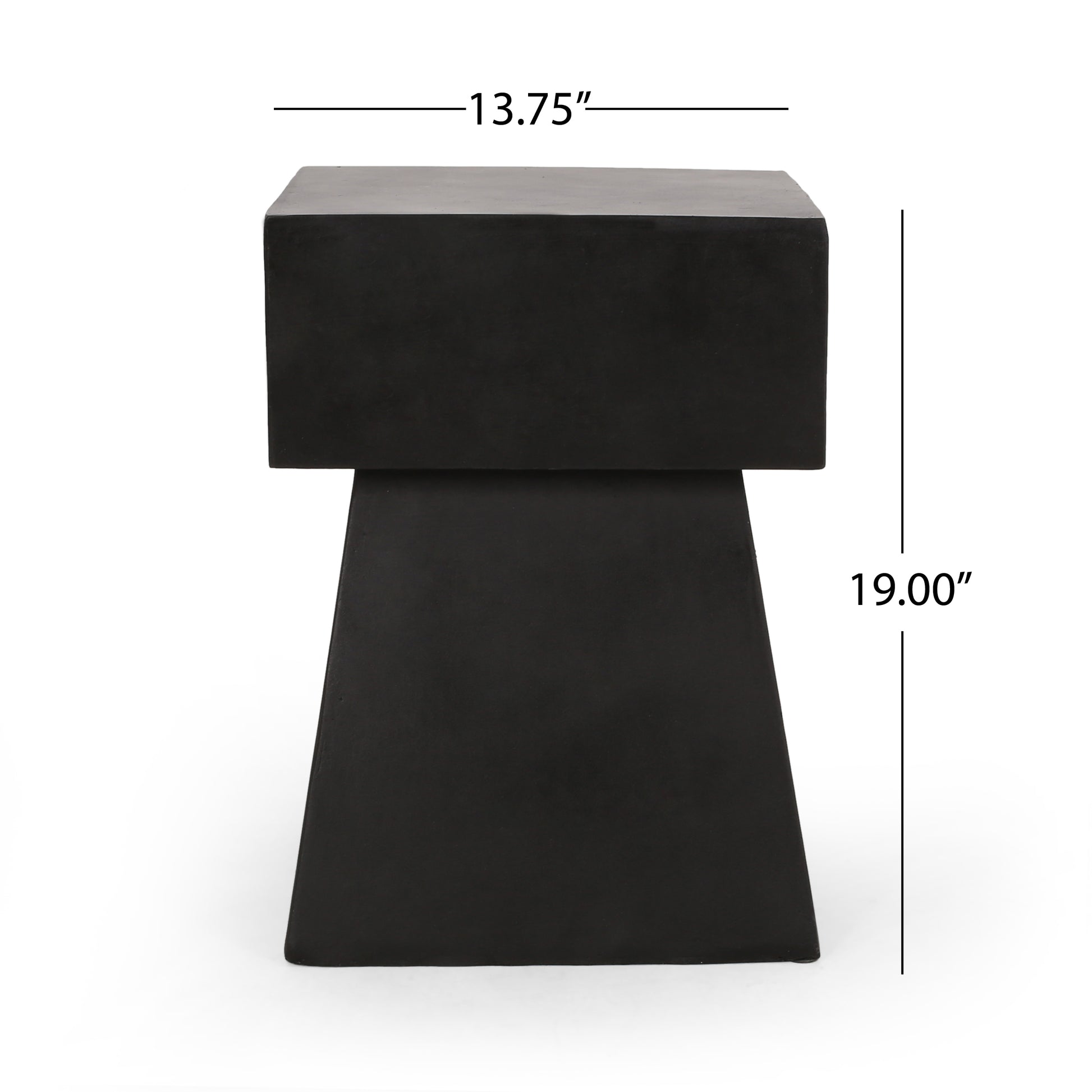 Aesop Side Table Black Magnesium Oxide