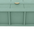 3 Drawer Cabinet, American Furniture,Suitable For Bedroom, Living Room, Study Light Green Mdf