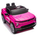 12V Kids Ride On Car W Parents Control,Licensed Chevrolet Silverado,Four Wheel Suspension,Led Lights,Bluetooth,Music,Usb,Mp3,Power Display,Speeds 1.86 3.11Mph For Kids Aged 2 5. Pink 50 99 Lbs