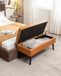 Storage Bench With Storage Bench For Bedroom End Of Bed Bench Foot Of Bed Bench Entryway Bench Storage Ottoman Bench 43.3