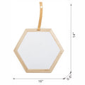 Harlan Hexagon Mirror, 16X14