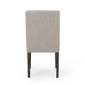 Dining Chair Light Grey Fabric