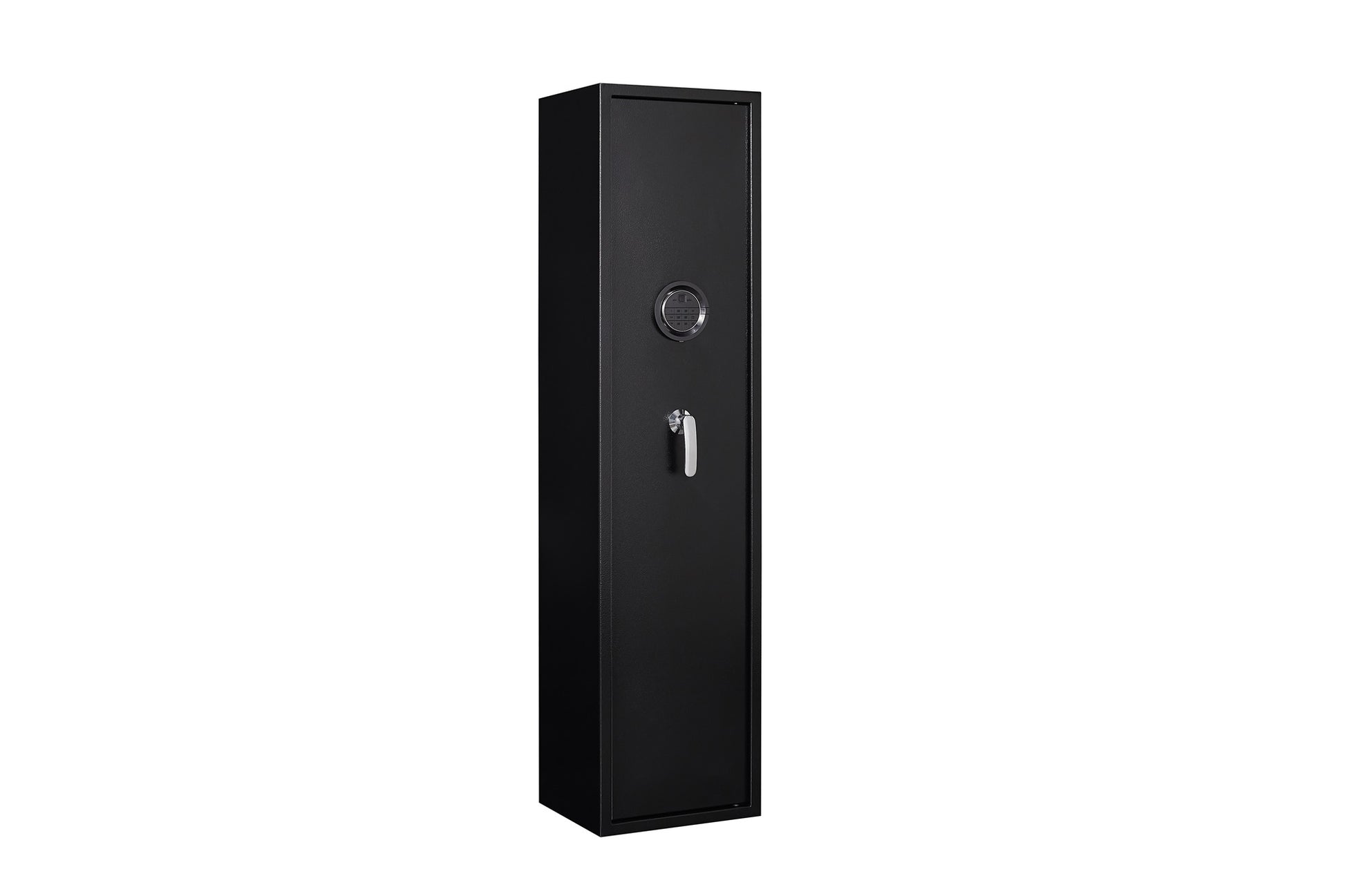 Large Black Steel Cabinet, With Smart Combination Lock, Smart Alarm, Led Lights, Dividers And Pouches, Is Anti Smashing. Black Steel