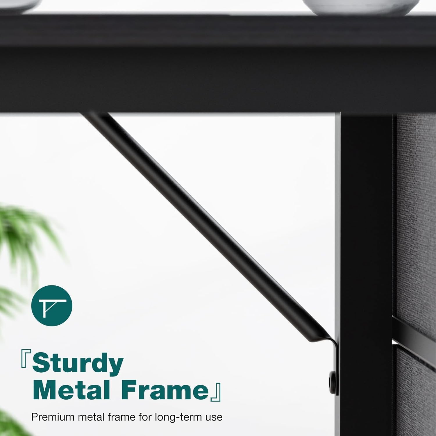 Computer Desk With Drawers 47 Inch Office Writing Work Kids Study 2 Tier Wood Corner Table With Storage Drawers Shelf For Bedroom Home Office Black Black Wood