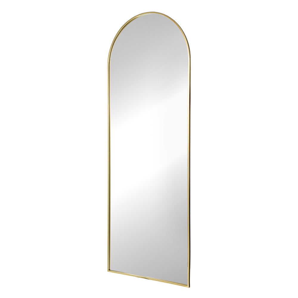 28X1X74" Celine Gold Arch Body Mirror Gold Iron