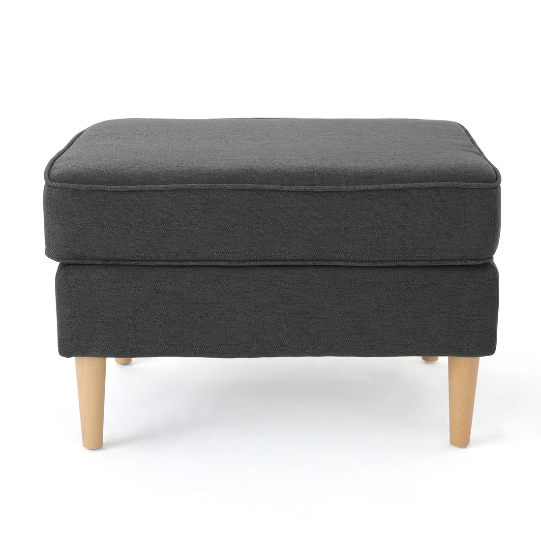 Ottoman Dark Gray Fabric