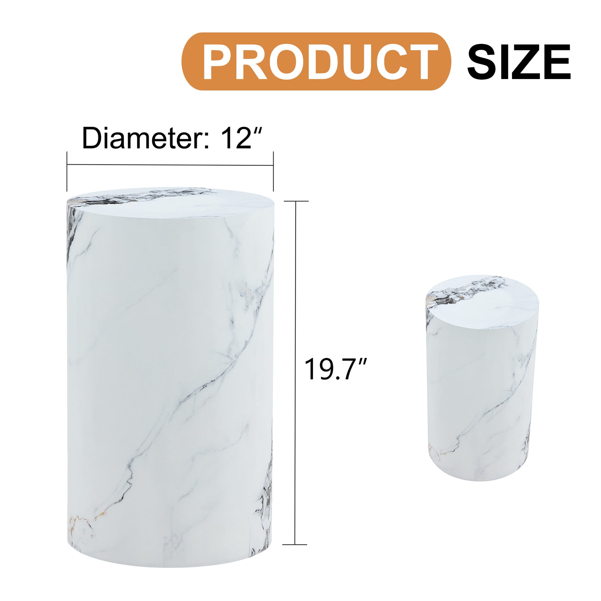 The Cylindrical Table With Its Patterned Design Can Be Easily Integrated Into A Variety Of Interior Styles, From Coffee Tables To Small Dining Tables, Workbenches Or Makeshift Writing Desks. White Mdf