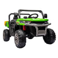 24V Ride On Truck 2 Seater Ride On Utv With 2X200W Motor Ride On Dump Truck With Dump Bed Shovel Ride On Car With Remote Control Electric Vehicle With Non Slip Tyre For Boys Girls Green Plastic