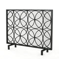 Fire Screens Black Iron