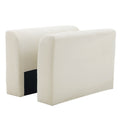 Corduroy Sofa Armrests For 2 Seater Sofa, 3 Seater Sofa And 4 Seater Sofa, Beige Corduroy Beige Corduroy 1 Seat