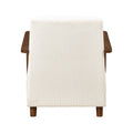Modern Design 1Pc Accent Chair Beige Corduroy Seat Cushions Solid Wood Living Room Furniture Beige Primary Living Space Contemporary,Modern Plywood,Solid Wood