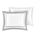 8 Piece Comforter And Quilt Set Collection Grey Full Queen Full Grey Polyester