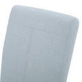 Pertica Kd Dining Chair Set Of 2 Pcs Light Blue Fabric