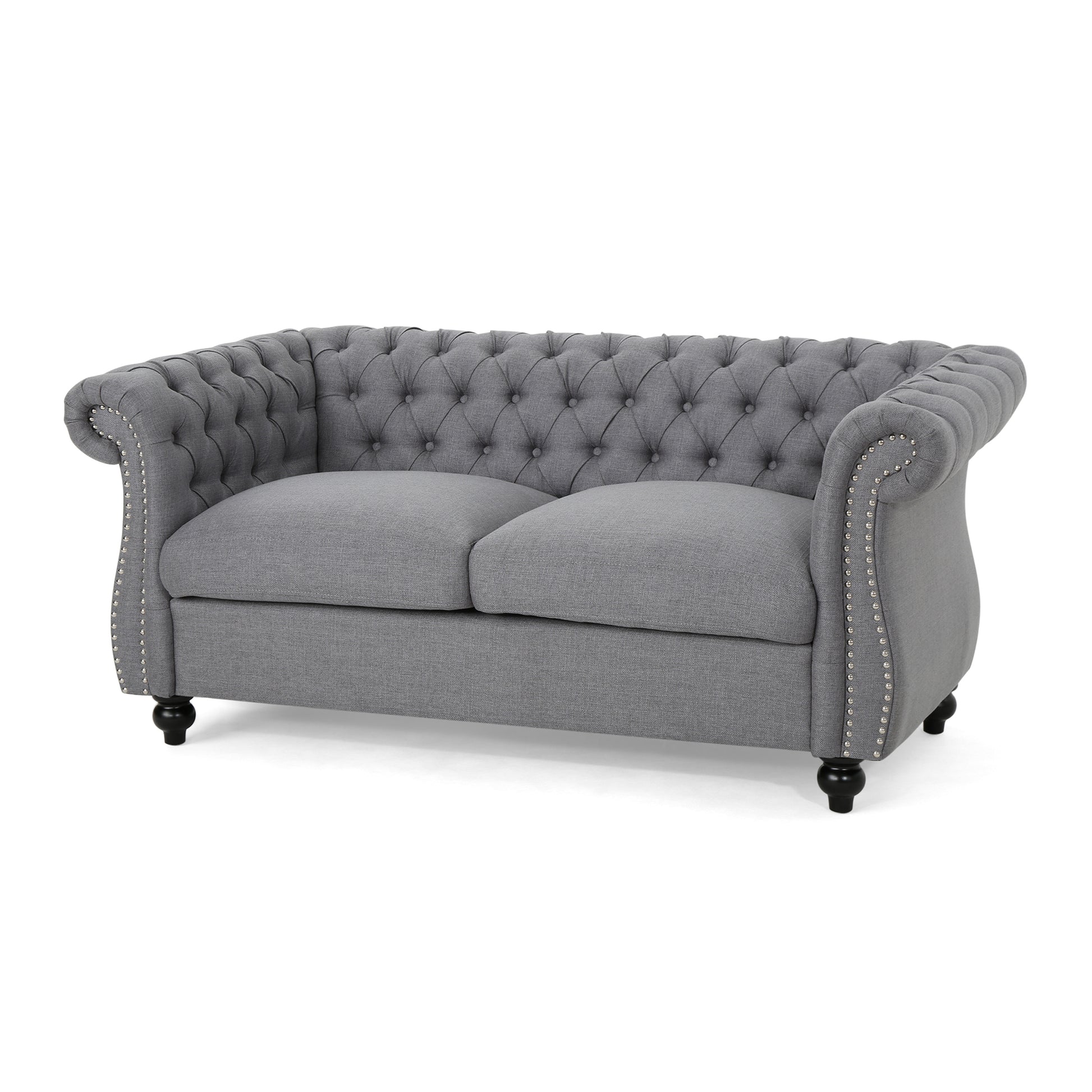 Seat Sofa Dark Grey Fabric