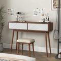 Entryway Table With 2 Carved Panel Drawers, Console Table With Storage Space And Wood Legs,Sofa Table Behind Couch For Hallway, Living Room, Natural Color Natural Particle Board Mdf