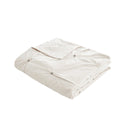 3 Piece Elastic Embroidered Cotton Duvet Cover Set King White Cotton