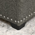 109 Inch Overisze 2 In 1 Pull Out Bed, Sectional Sleeper Sofa With Double Storage Chaise For Living Room, Grey Linen Couch Black Gray Linen Wood Primary Living Space Medium Soft Cushion Back American Design Poplar Foam Wood Fabric 4 Seat