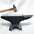 Single Horn Anvil 132Lbs Cast Steel Anvil Blacksmith For Sale Forge Tools And Equipment Anvil Rugged Round Horn Anvil Blacksmith Jewelers Metalsmith Blacksmith Tool Black Carbon Steel