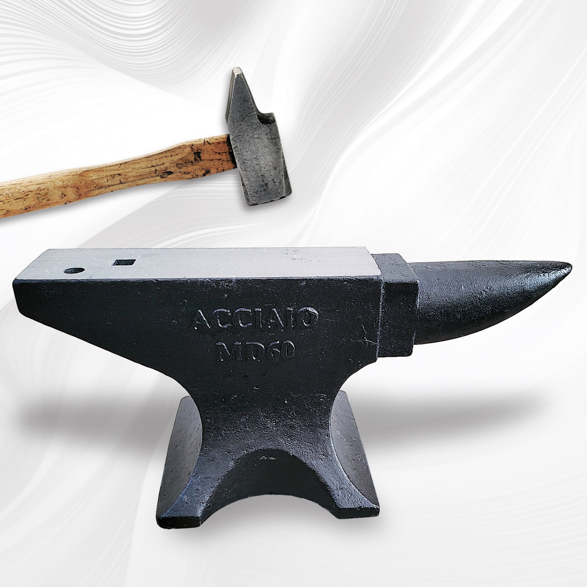 Single Horn Anvil 132Lbs Cast Steel Anvil Blacksmith For Sale Forge Tools And Equipment Anvil Rugged Round Horn Anvil Blacksmith Jewelers Metalsmith Blacksmith Tool Black Carbon Steel