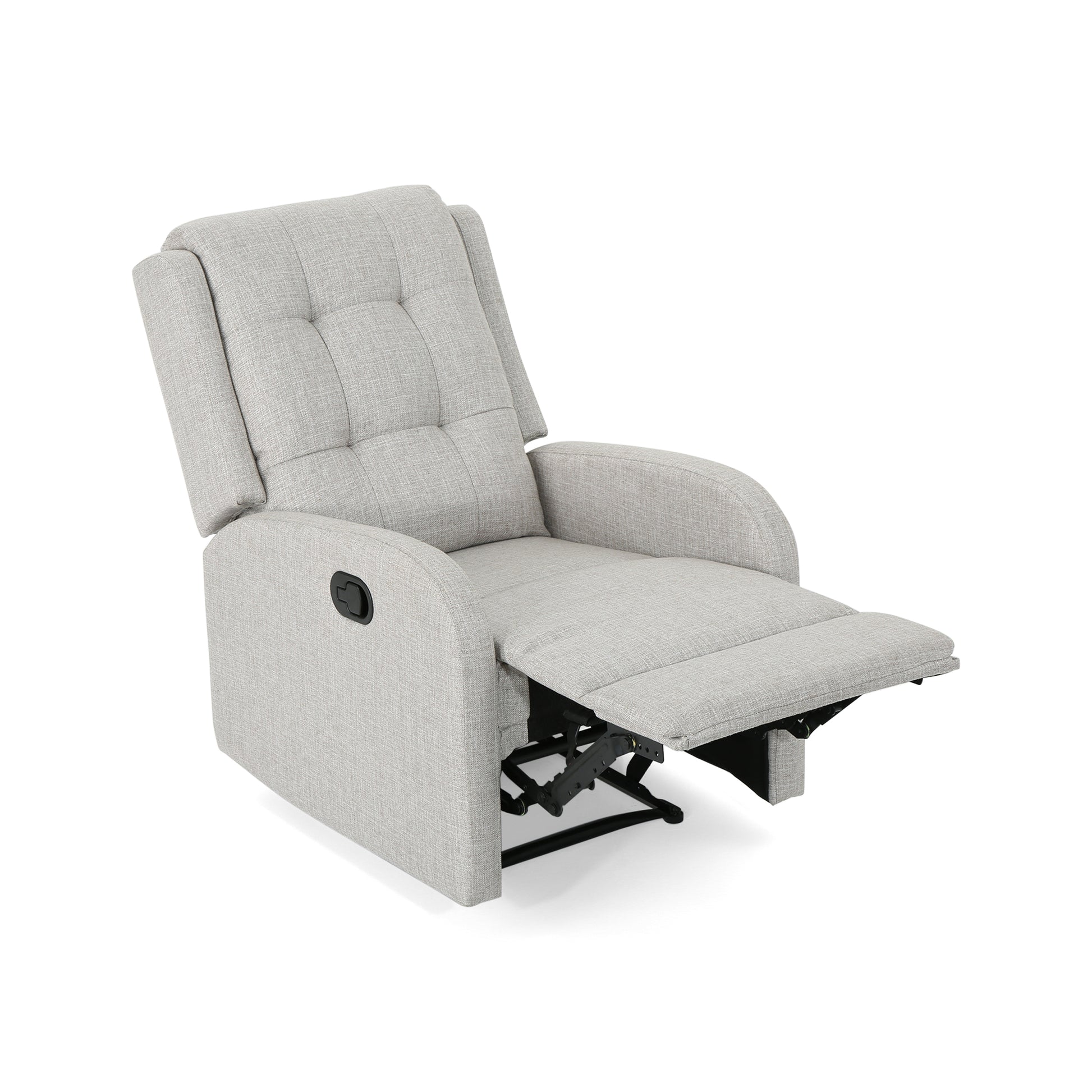 24.75" Wide Manual Standard Recliner Beige Fabric