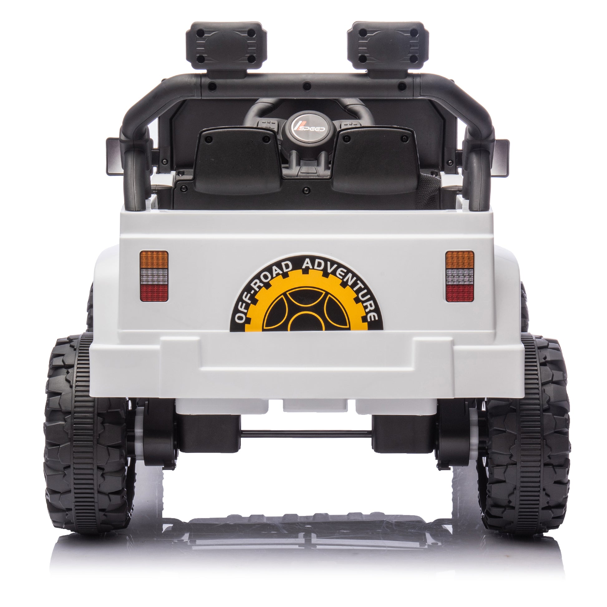 12V Kids Ride On Electric Car W Parents Control,Dual Drive, Four Wheel Suspension,With Music,Bluetooth,Mp3,Usb,With Headlights, Steering Wheel Quick Release,Slow Start For Kids Aged 2 4. Tan