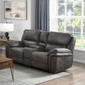 Plush Modern Living Room Sofa Set 3Pc Power Reclining Sofa Loveseat Chair Gray Microfiber Upholstery Usb Port Solid Wood Frame Furniture Gray Microfiber Wood Primary Living Space Modern Plywood,Solid Wood 6 Seat