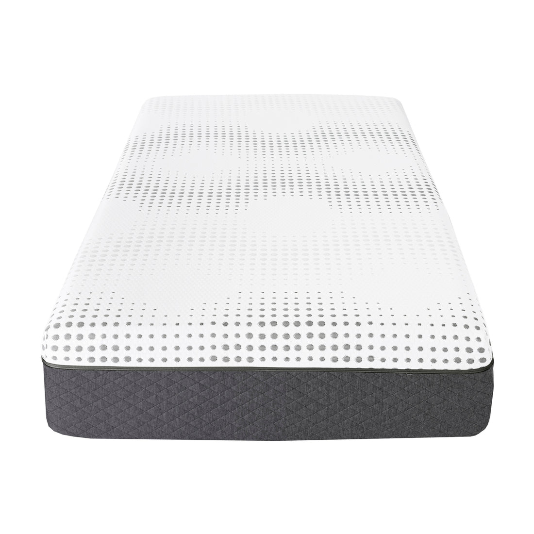 12" Twin Mattress Green Tea Gel Infused Memory Foam Hybrid Mattress, Plush Foam Pocket Coils, Mattress In A Box, Comfortable Sleep Mattress White Bedroom Foam Spring Twin