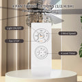 52'' Crystal Shade Ceiling Fan Lamp With Remote Control 3 Speed High, Mid, Low 5 Reversible Blades For Living Room, Dining Room, Bedroom, Family Room, Chrome ,3Pcs*E26 No Include Bulb Chrome American Traditional,Antique,Classic,Contemporary Crystal Metal