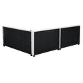 Upholstered Full Size Platform Bed With Usb Ports, Beige Full Beige Linen