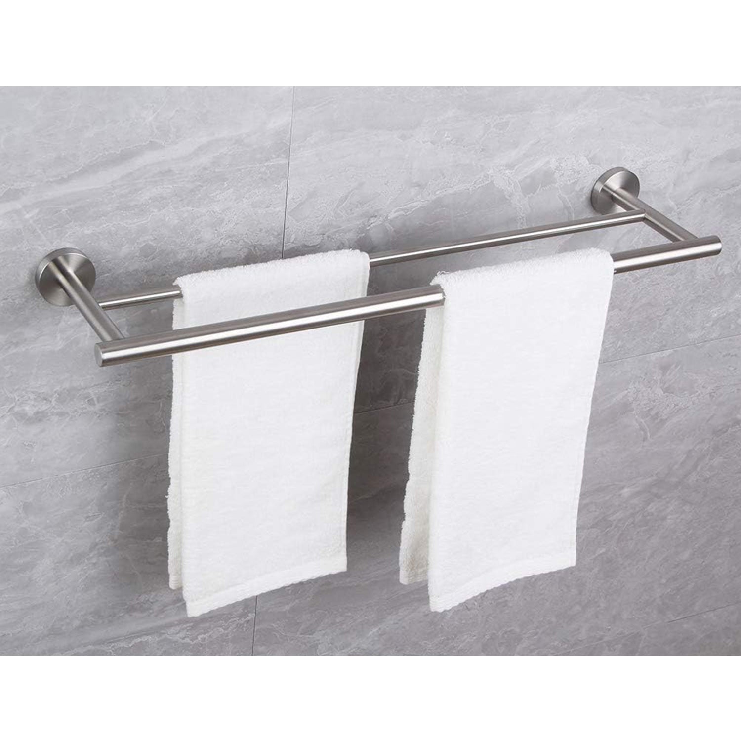 23.6'' Towel Bar Wall Mounted Brushed Nickel Stainless Steel