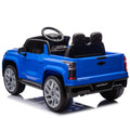 24V Kids Ride On Car W Parents Control,Licensed Chevrolet Silverado,Four Wheel Suspension,Led Lights,Bluetooth,Music,Usb,Mp3,Power Display,Speeds 2.49 3.73Mph For Kids Aged 2 5. Blue 50 99 Lbs