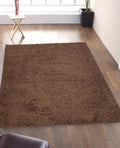 Shaggy Area Rugs, Carpets For Livingroom, 5X7 Area Rugs ,Shaggy Brown Rectangle 5&7 Brown Contemporary Abstract Polypropylene