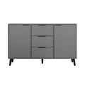 Sideboard Buffet Cabinet With Storage, Wood Coffee Bar Cabinet, 47.2