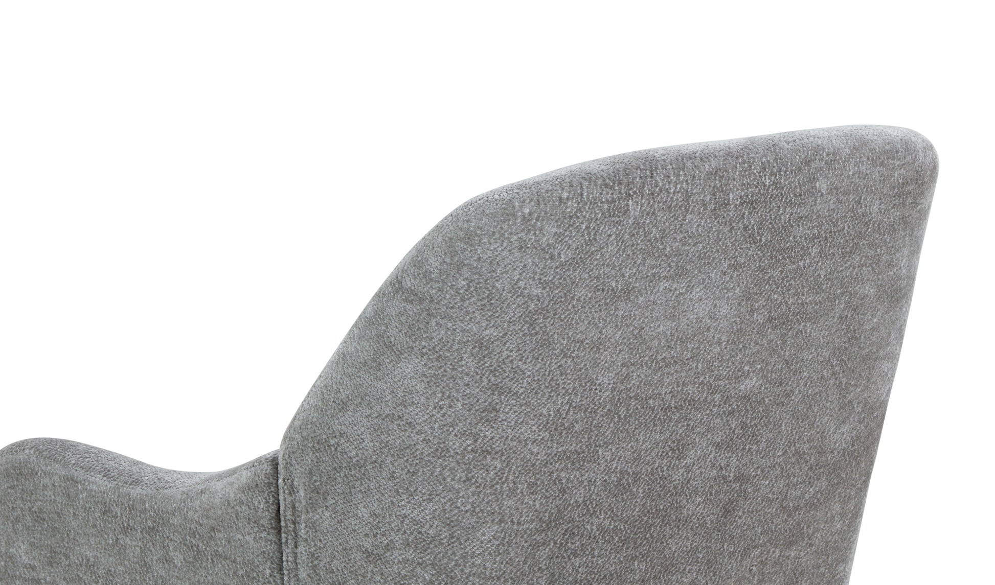 Chenille Armchair, Modern Style Accent Chair With Wood Legs, Comfy Design For Living Room, Bedroom, Office, Gray Gray Foam Wood Fabric