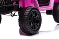 Kids Ride On Truck Car, 12V Ride On Toy Electric Cars For Kids W Remote, Bluetooth,Pink Pink Abs