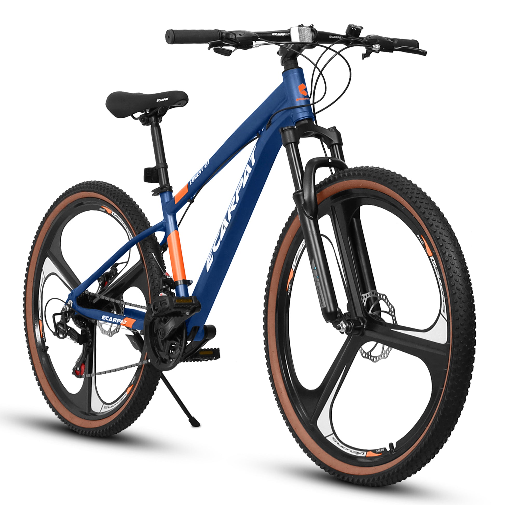 A27302M 27 Inch Wheel Mountain Bike, 21 Speed Disc Brake Trigger Transmission, Aluminum Frame Unisex Mountain Bike Blue Aluminium