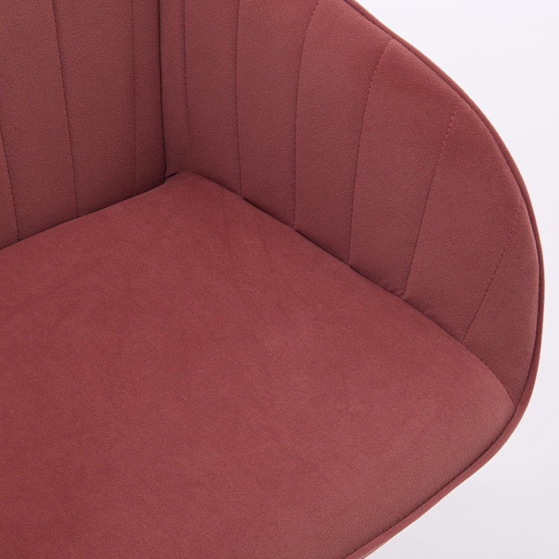 Ty Office Chair Rose Red Velvet