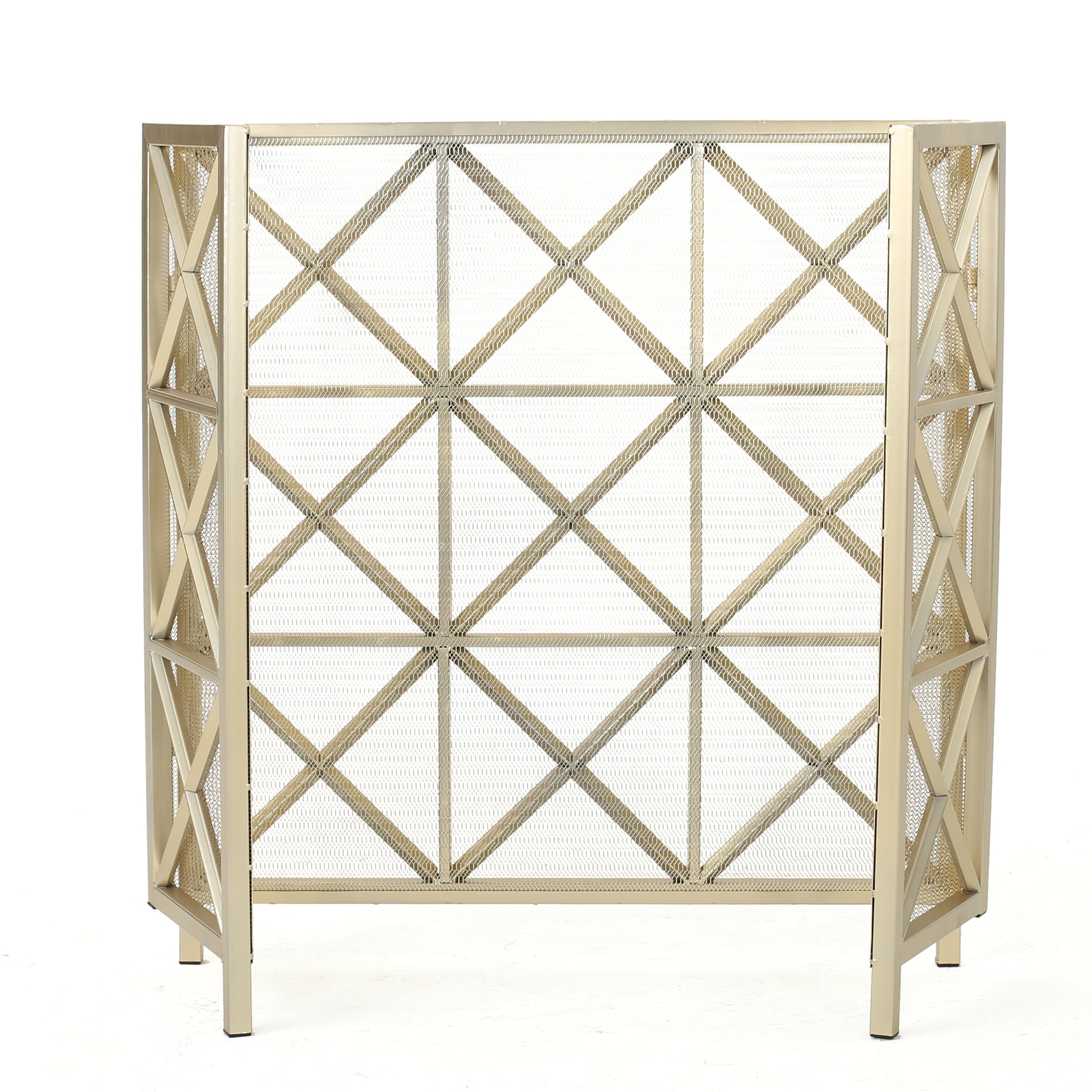 Fire Screens Gold Iron