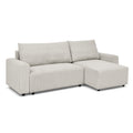 Modular Corduroy Upholstered 3 Seater Sofa Bed With Storage For Home Apartment Office Living Room, Free Combination, L Shapedbeige Beige Wood Primary Living Space Medium Soft Pillow Back Eucalyptus Square Arms Foam Corduroy 3 Seat