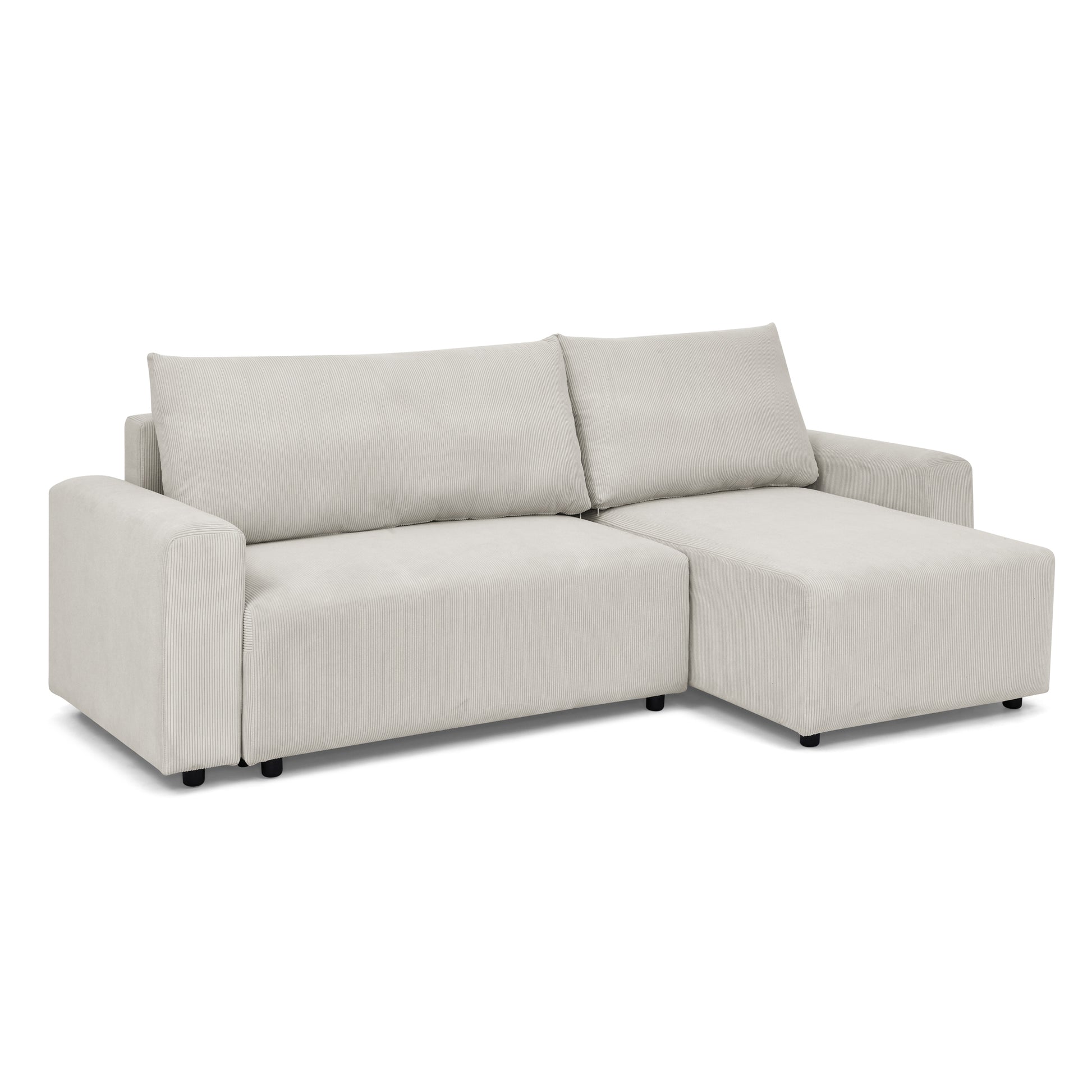 Modular Corduroy Upholstered 3 Seater Sofa Bed With Storage For Home Apartment Office Living Room, Free Combination, L Shapedbeige Beige Wood Primary Living Space Medium Soft Pillow Back Eucalyptus Square Arms Foam Corduroy 3 Seat