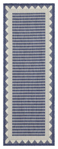 Sunshine Gc Har2013 Blue 7 Ft. 10 In. X 10 Ft. 3 In. Indoor Outdoor Area Rug Blue Polyester Polypropylene