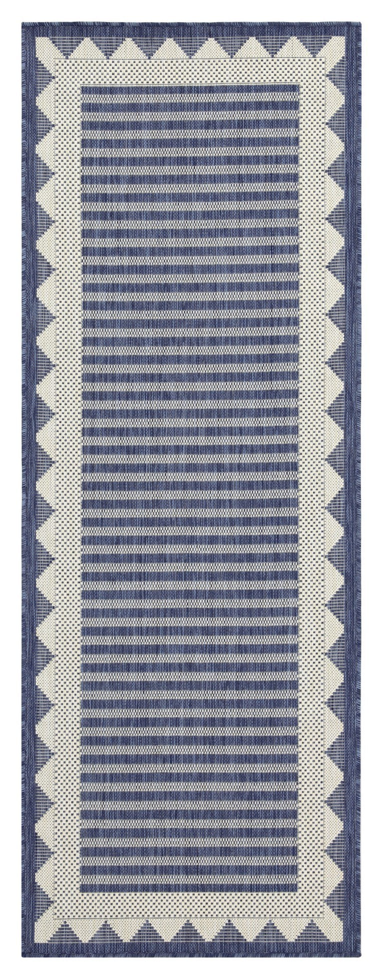 Sunshine Gc Har2013 Blue 7 Ft. 10 In. X 10 Ft. 3 In. Indoor Outdoor Area Rug Blue Polyester Polypropylene