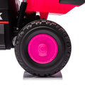 12V Kids Ride On Dump Truck W Parents Control,2Wd,Rear Wheel Suspension,Electric Dump Bed And Extra Shovel,Multimedia Function With Bluetooh And Music,Volume&Speed Adjustment,Led Light For Kids 3 5. Pink Polypropylene