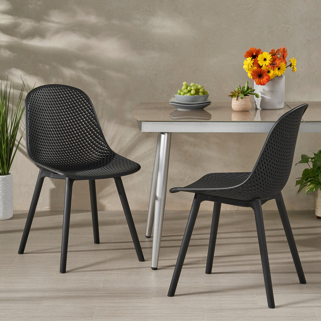 Posey Chair Black Polypropylene