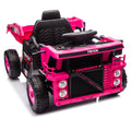 12V Kids Ride On Dump Truck W Parents Control,2Wd,Rear Wheel Suspension,Electric Dump Bed And Extra Shovel,Multimedia Function With Bluetooh And Music,Volume&Speed Adjustment,Led Light For Kids 3 5. Pink Polypropylene