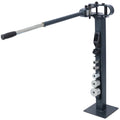 Pedestal Floor Compact Bender 7 Dies Versatile Compact Metal Tubing Bender 44' Mount Powdercoat Telescoping Handle Maximum 5 8